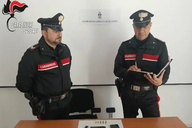 La Beretta sequestrata dai carabinieri