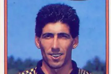 La figurina Panini di Andrea Pazzagli, portiere del Milan nel 1991