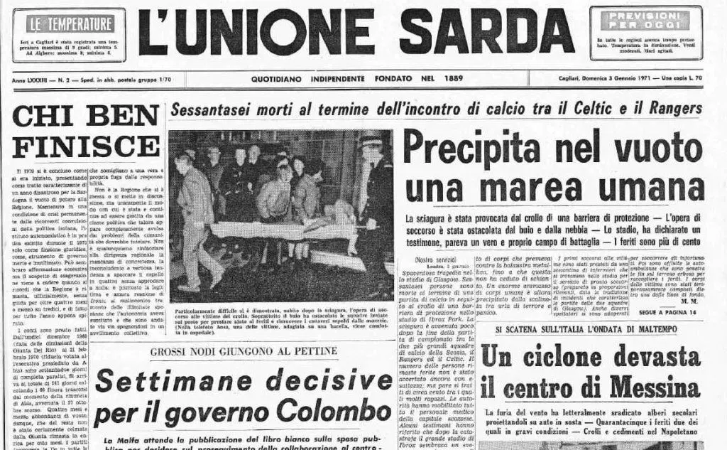 I morti furono 66, duecento i feriti