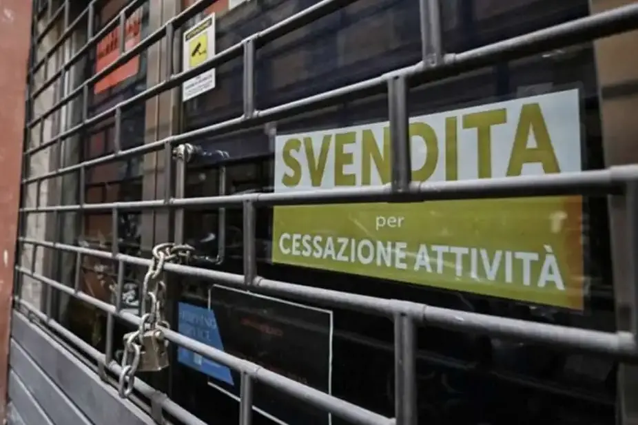 Un negocio chiuso per cessata attività