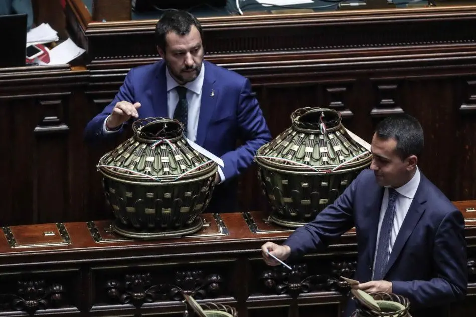 Matteo Salvini e Luigi Di Maio al voto