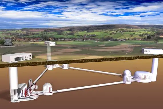 Il progetto del telescopio (foto Ansa)