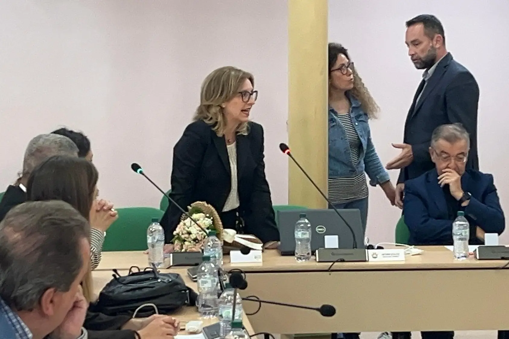 Giovanna Bonaglini nel suo intervento in Consiglio comunale