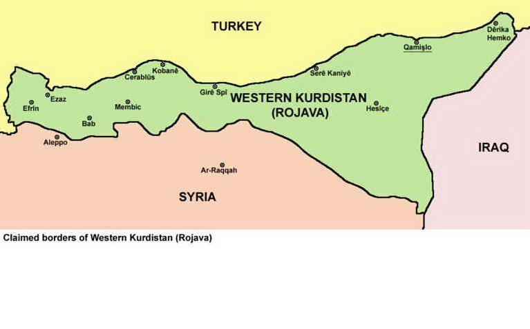 Il Rojava (Wikipedia)