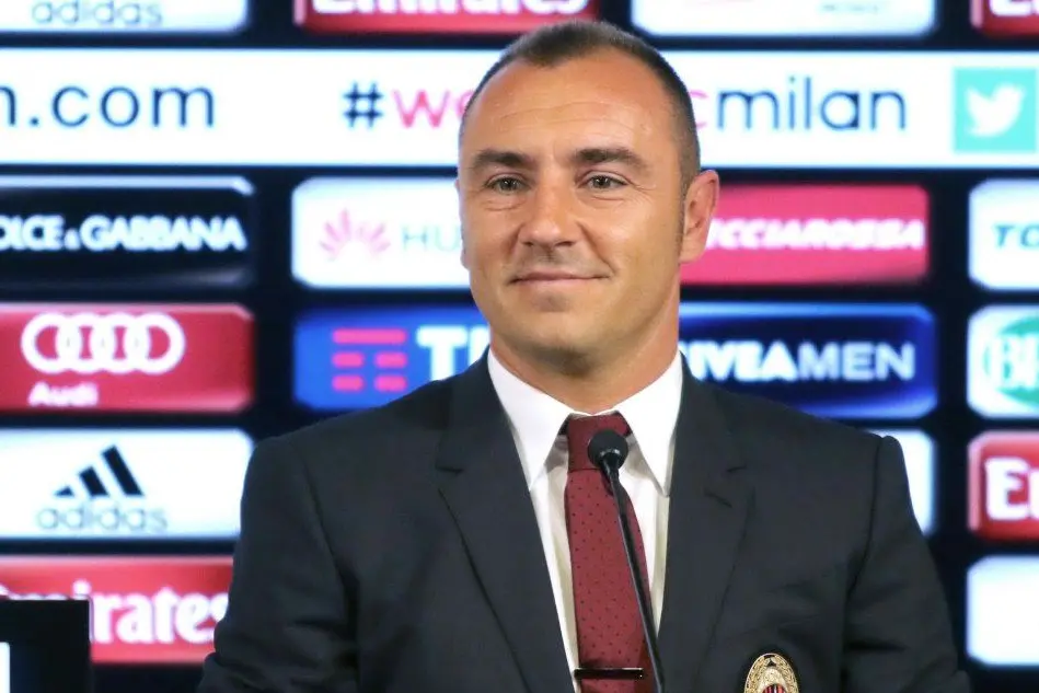 Il nuovo allenatore del Monza, Brocchi. In foto ai tempi del Milan (Ansa)