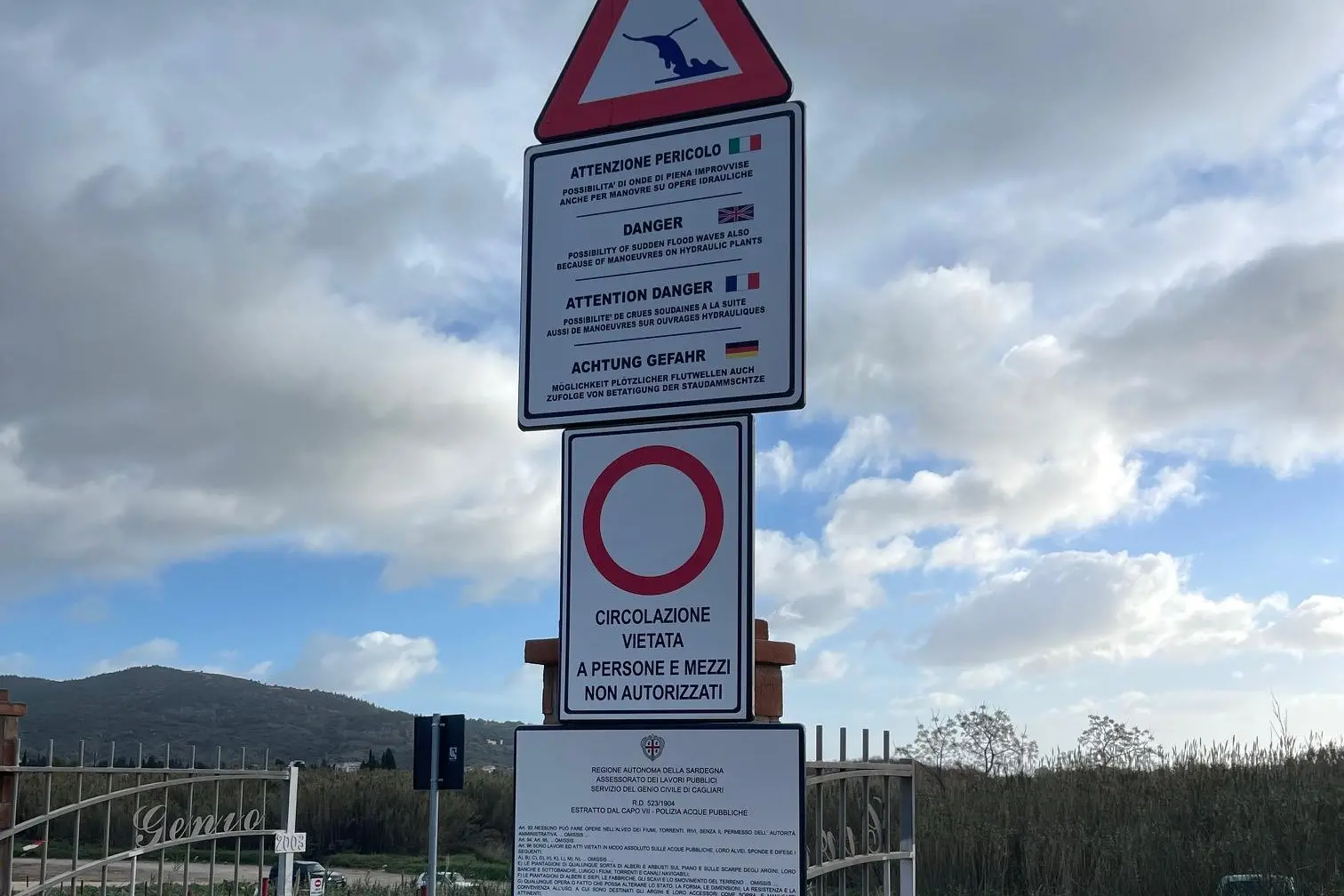 Il cartello "sbagliato"