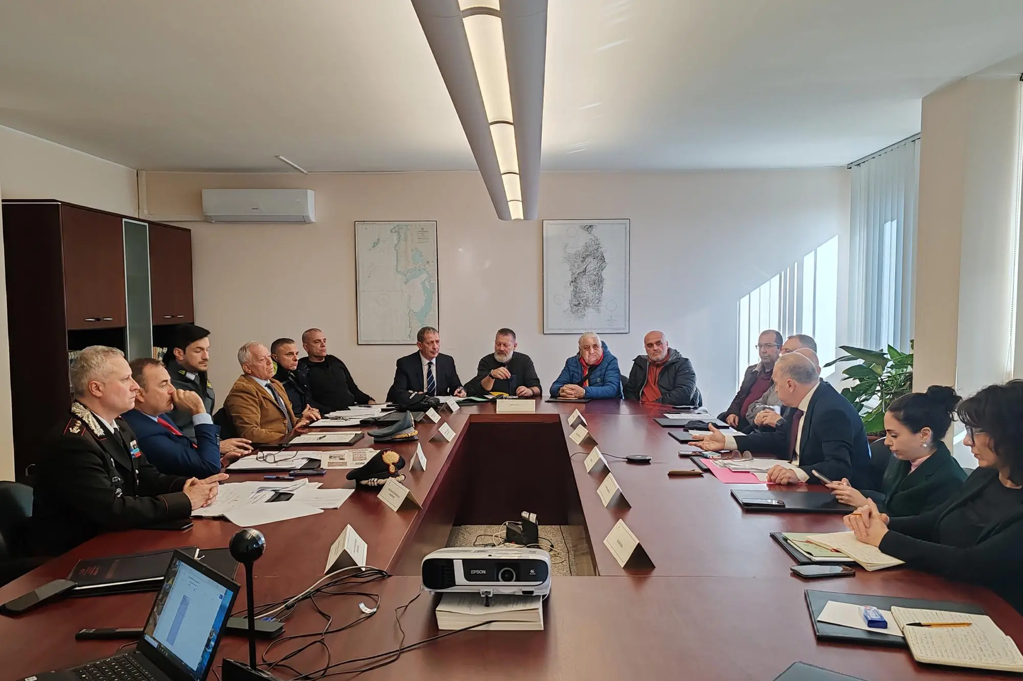 La riunione in Prefettura (foto concessa)