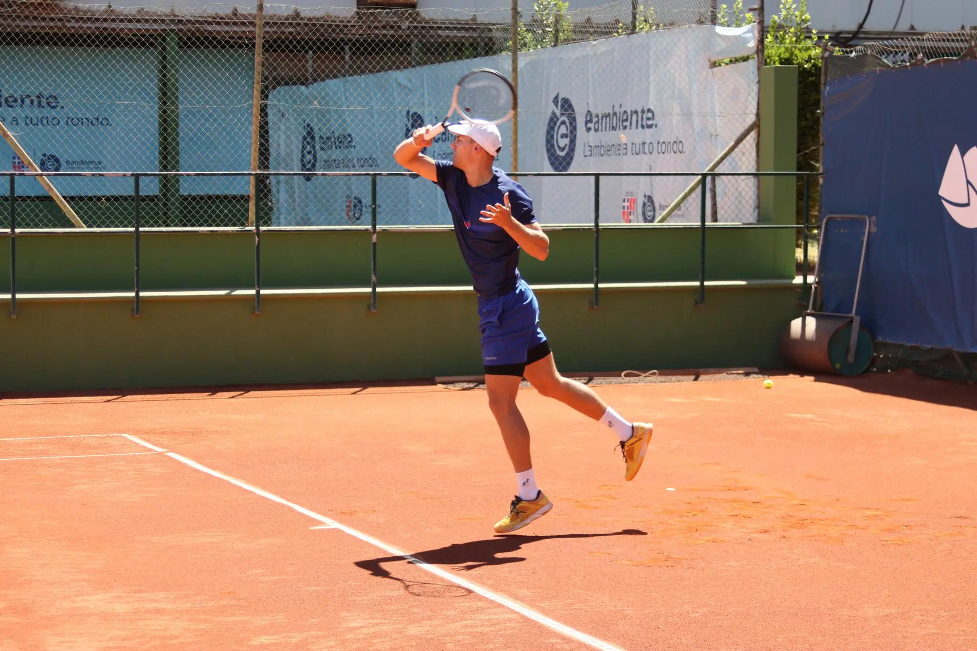 Robert Strombachs, alfiere della Torres Tennis (Foto Antonio Burruni)