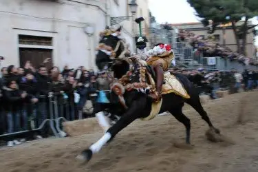 Un'immagine della Sartiglia