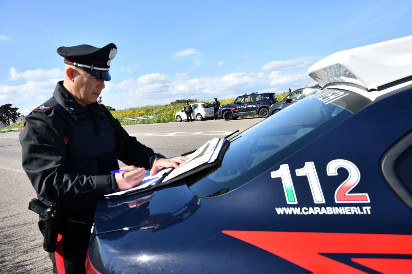 Carabinieri in servizio