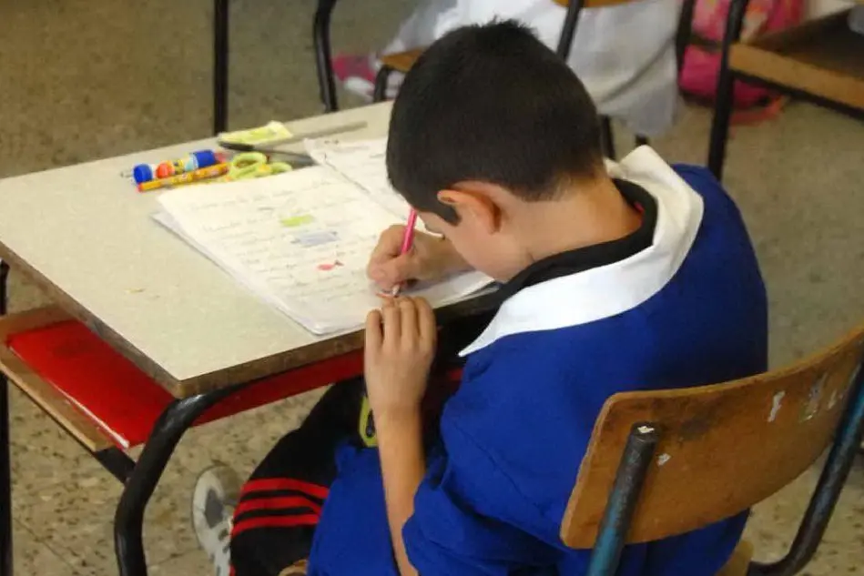 Un alunno di scuola elementare (foto simbolo)