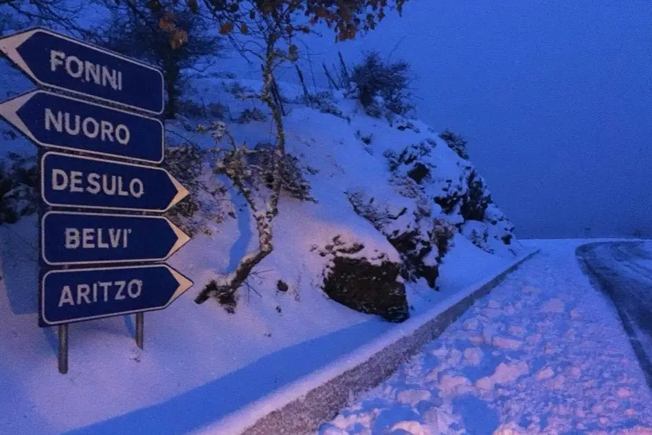 Nevica in Sardegna: le foto "imbiancate" dei nostri lettori