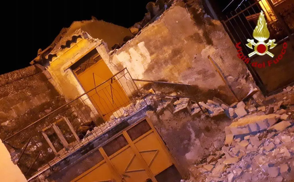 Alle 2:34 un terremoto ha colpito la zona orientale della Sicilia (foto VVFF)