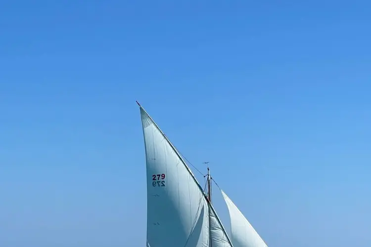 La barca a vela latina vincitrice della Regata a Stintino (foto concessa)