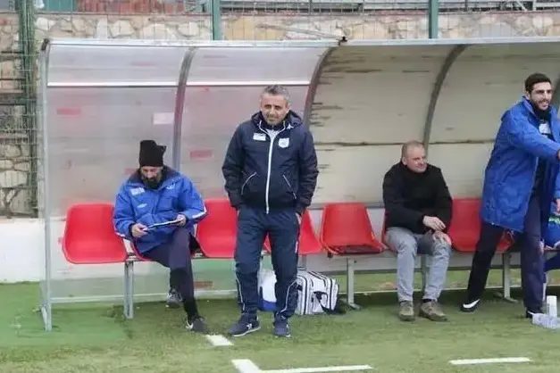 Cerbone, allenatore Budoni (foto Andrea Serreli)