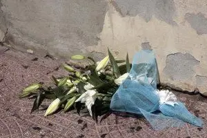 La pizzeria Cip e Ciop il giorno dopo l'omicidio. Foto di Giuseppe Ungari