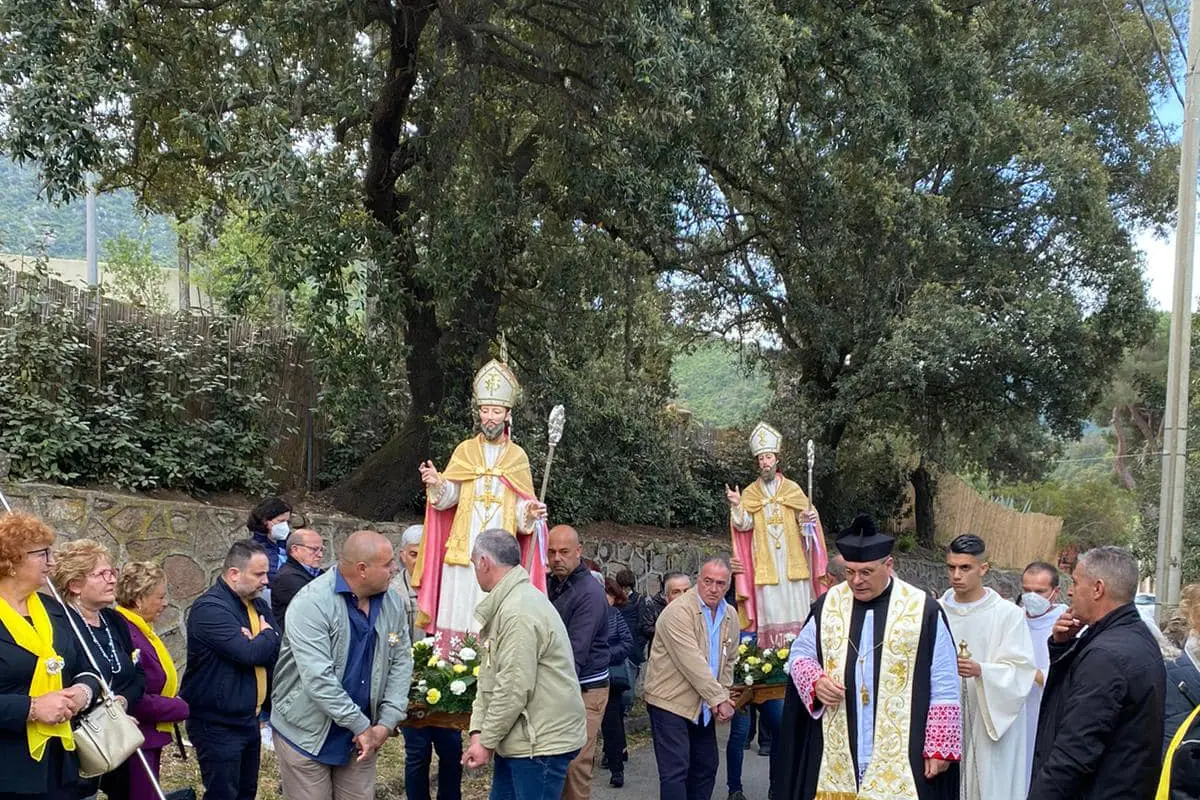 La processione del Santo