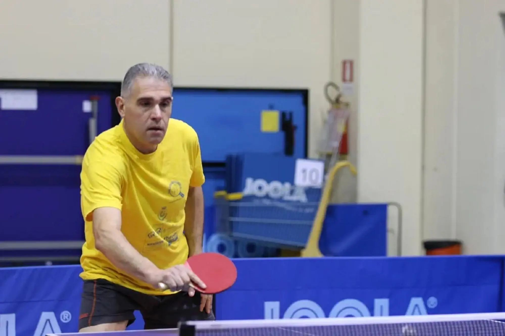 La vittima, Antonello Ledda (Foto tennistavolo Norbello)