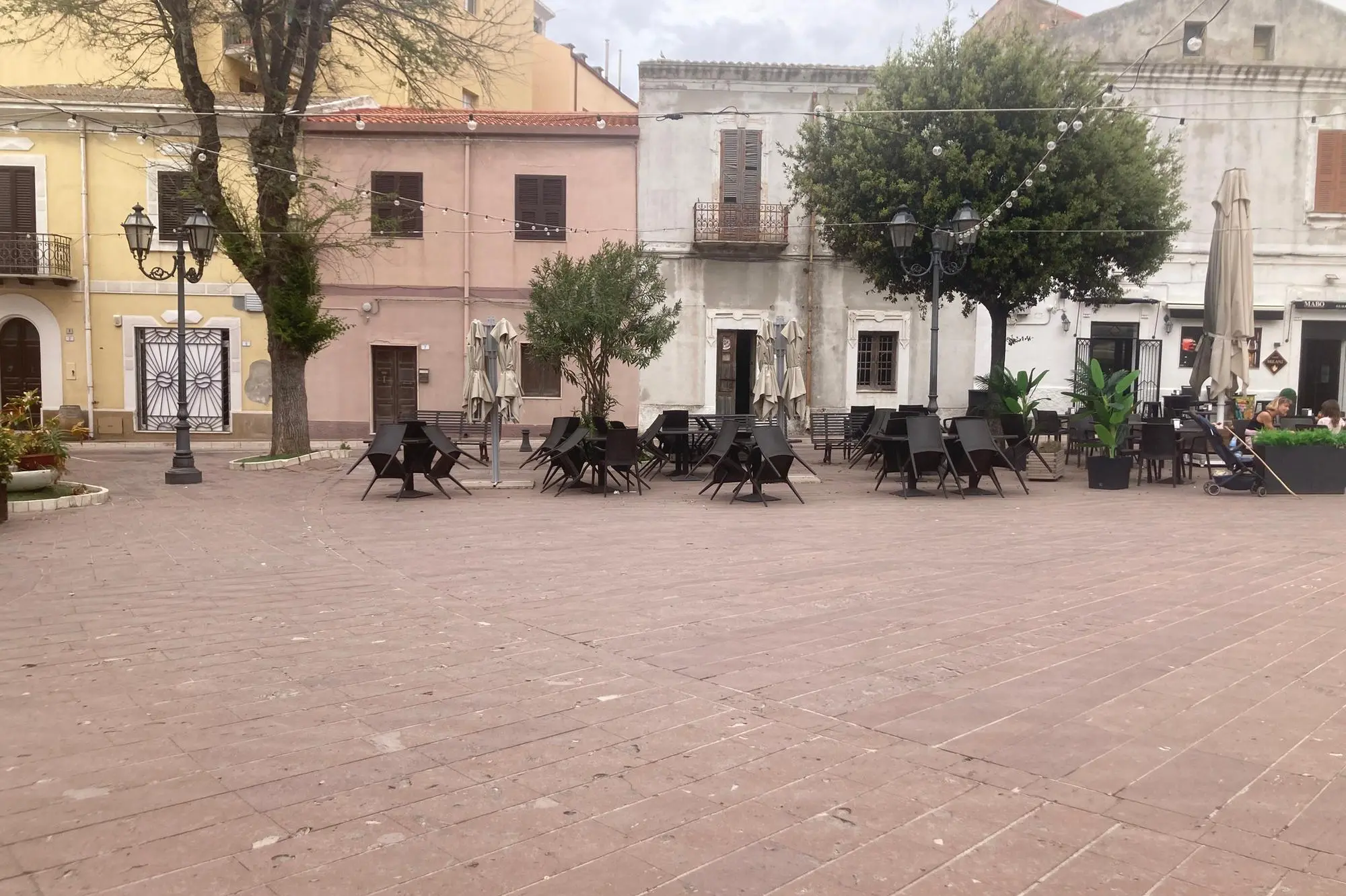 Piazza Garibaldi a Porto Torres (foto Pala)
