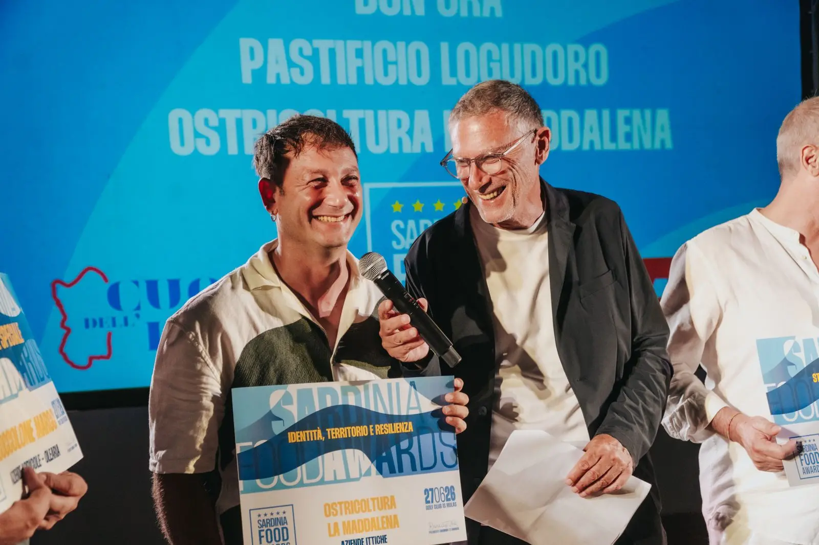 Un momento della premiazione