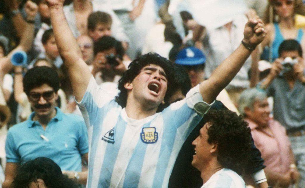 #AccaddeOggi: 22 giugno 1986, Maradona segna il gol con \"la mano di Dio\"