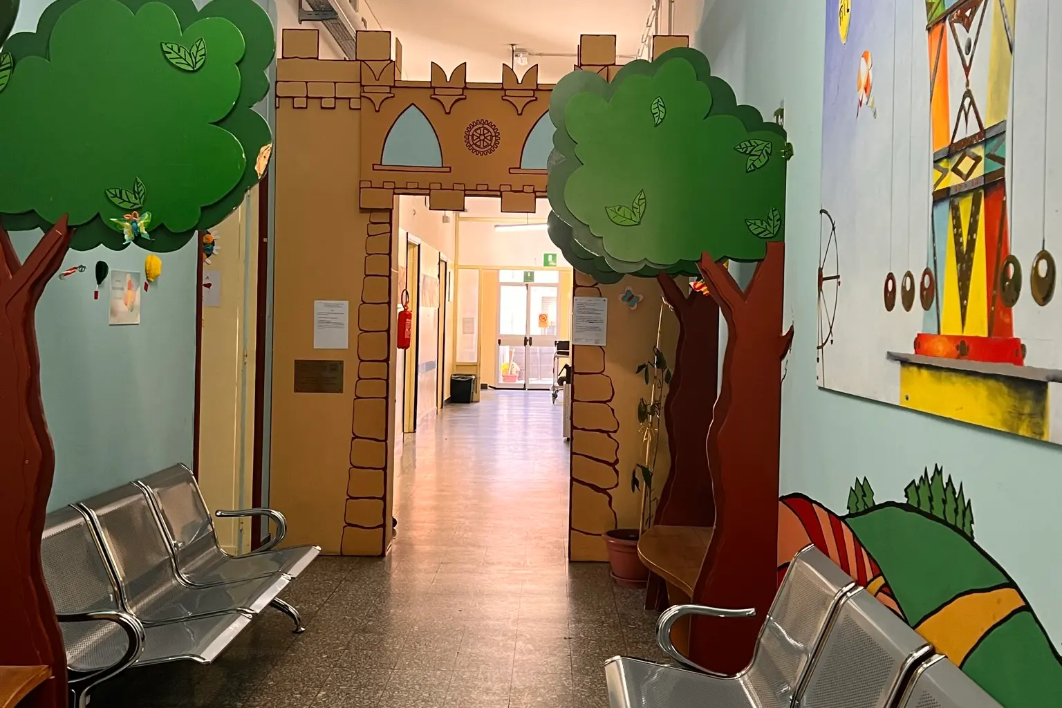 Il Day hospital della pediatria a Sassari (foto concessa)