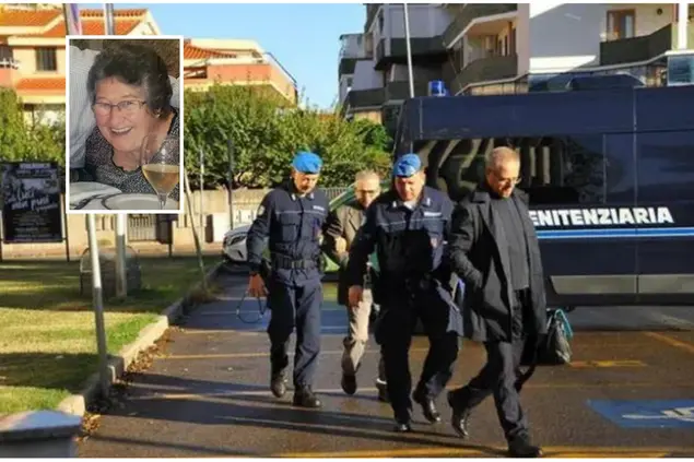 L'arresto di Perria, nel riquadro Brigitte Padzernik (Archivio)