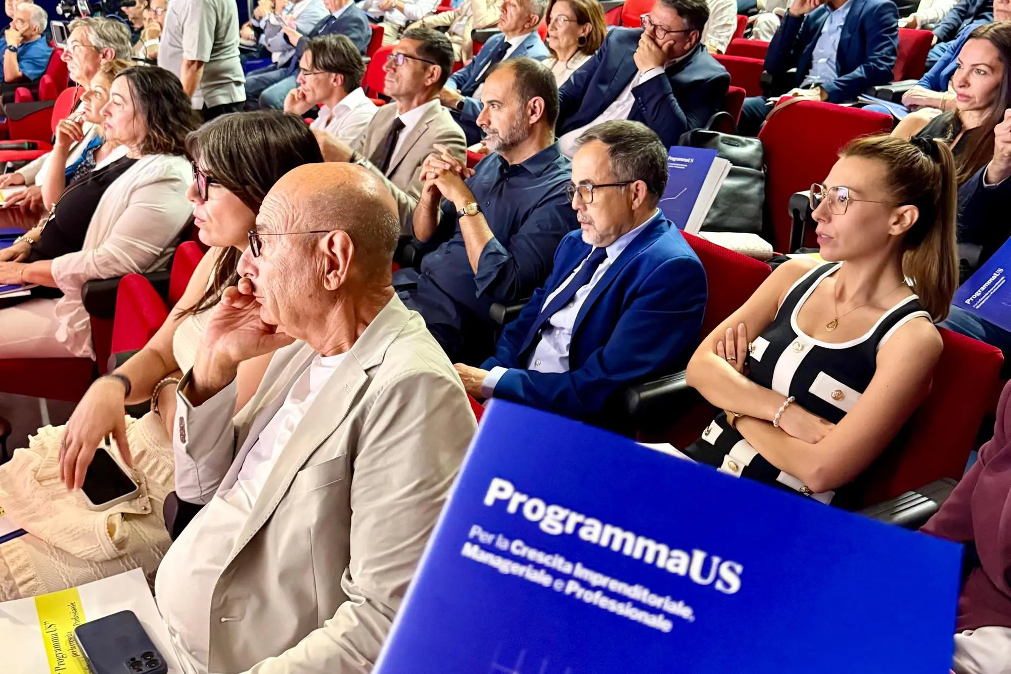 La presentazione di Programma US per la crescita imprenditoriale, manageriale e professionale (Foto Max Solinas)