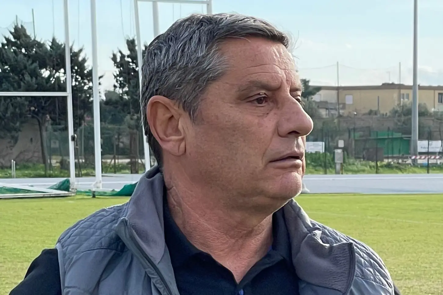 Franco Giordano, 71 anni, nuovo allenatore del Tortolì (foto Spignesi)