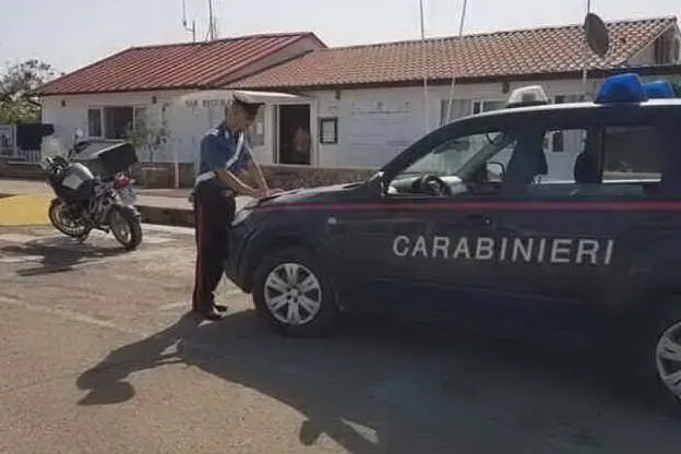Il luogo dell'aggressione (foto Carabinieri)