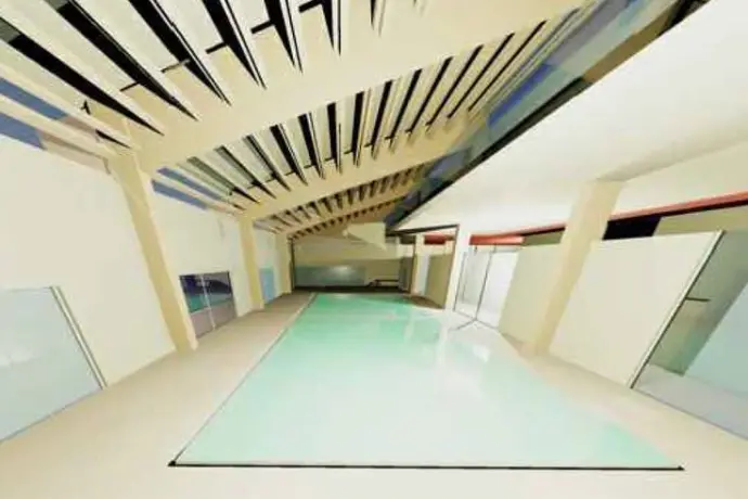 Render della piscina a Muros (foto concessa)