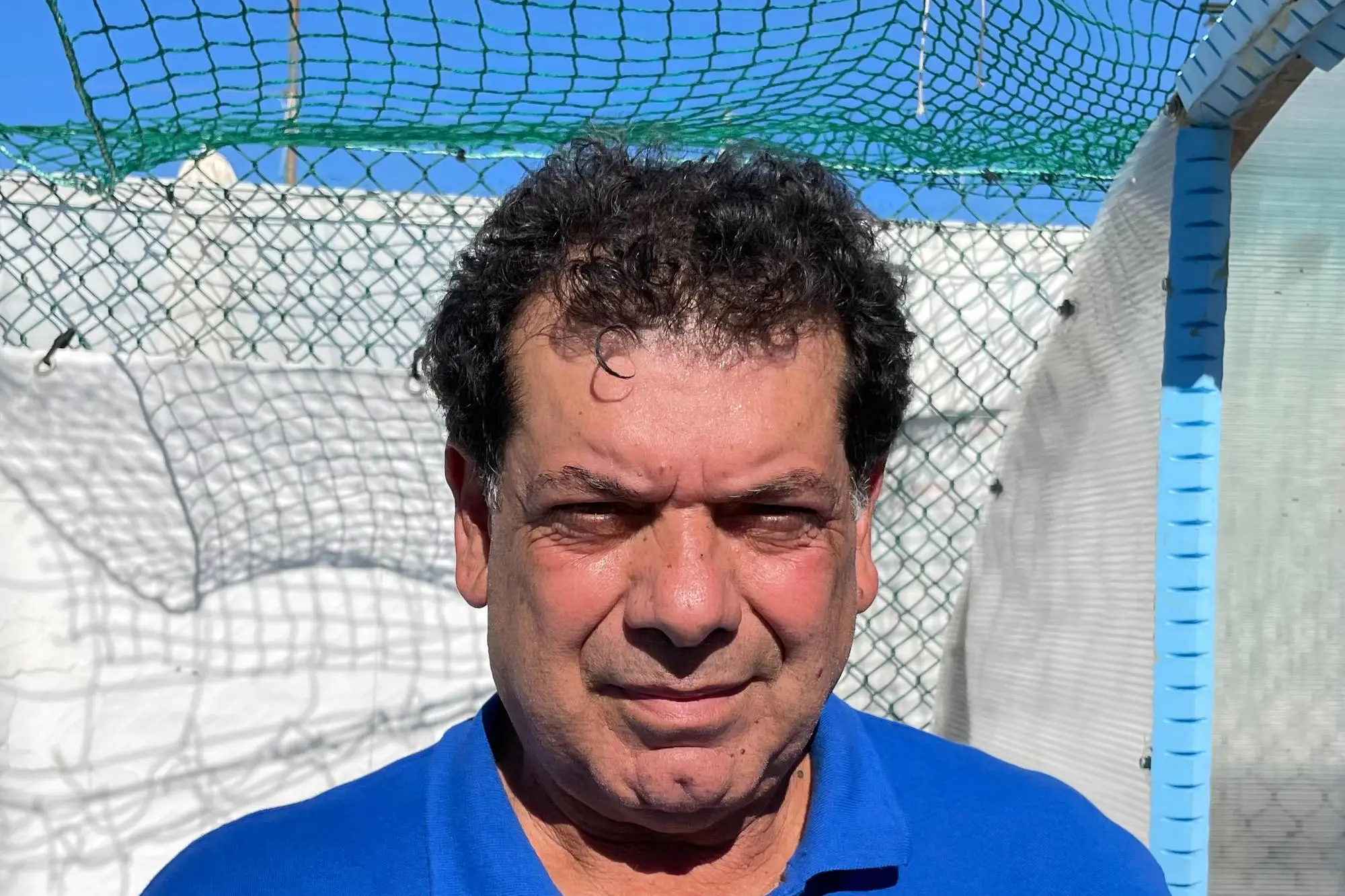 Mauro Giorico, nuovo allenatore dell'Alghero (foto Spignesi)