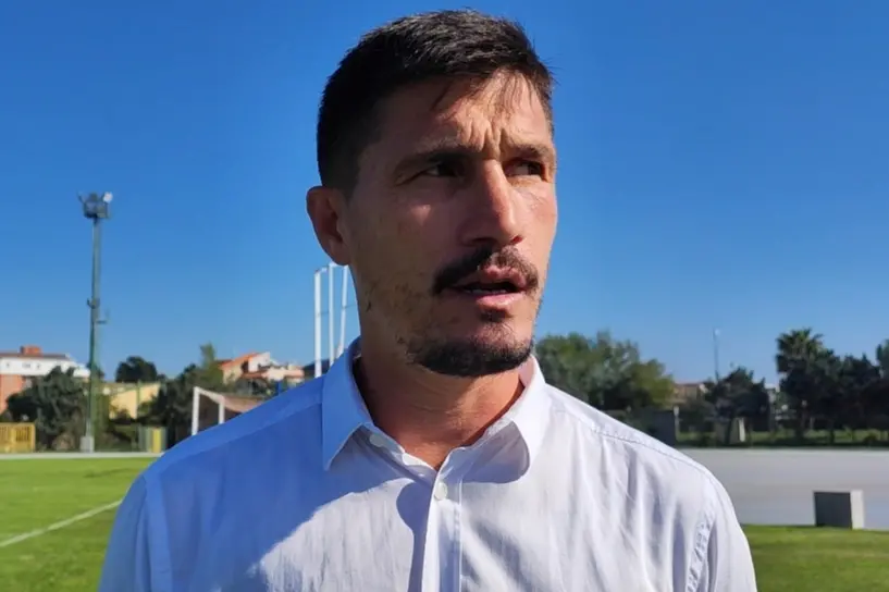Fabio Pisacane, allenatore del Cagliari Primavera (foto Accardi)