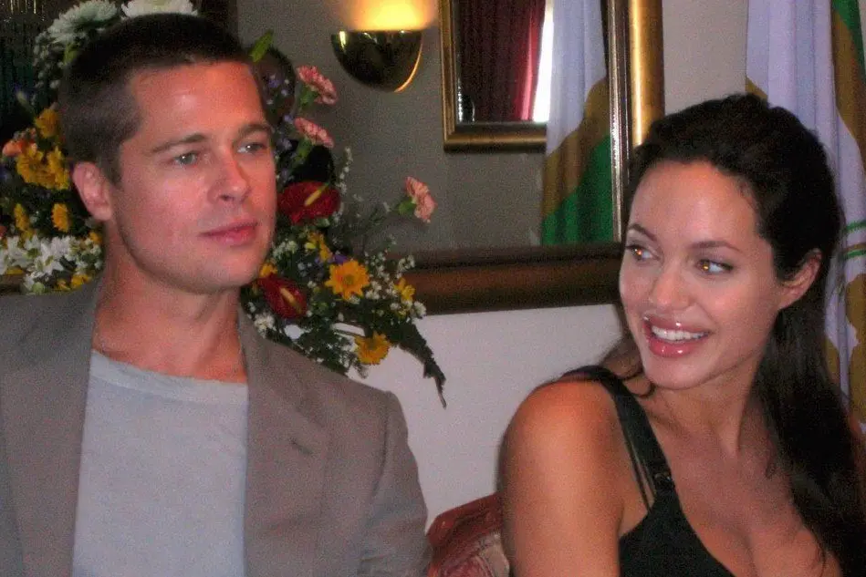 Brad Pitt e Angelina Jolie (Ansa)