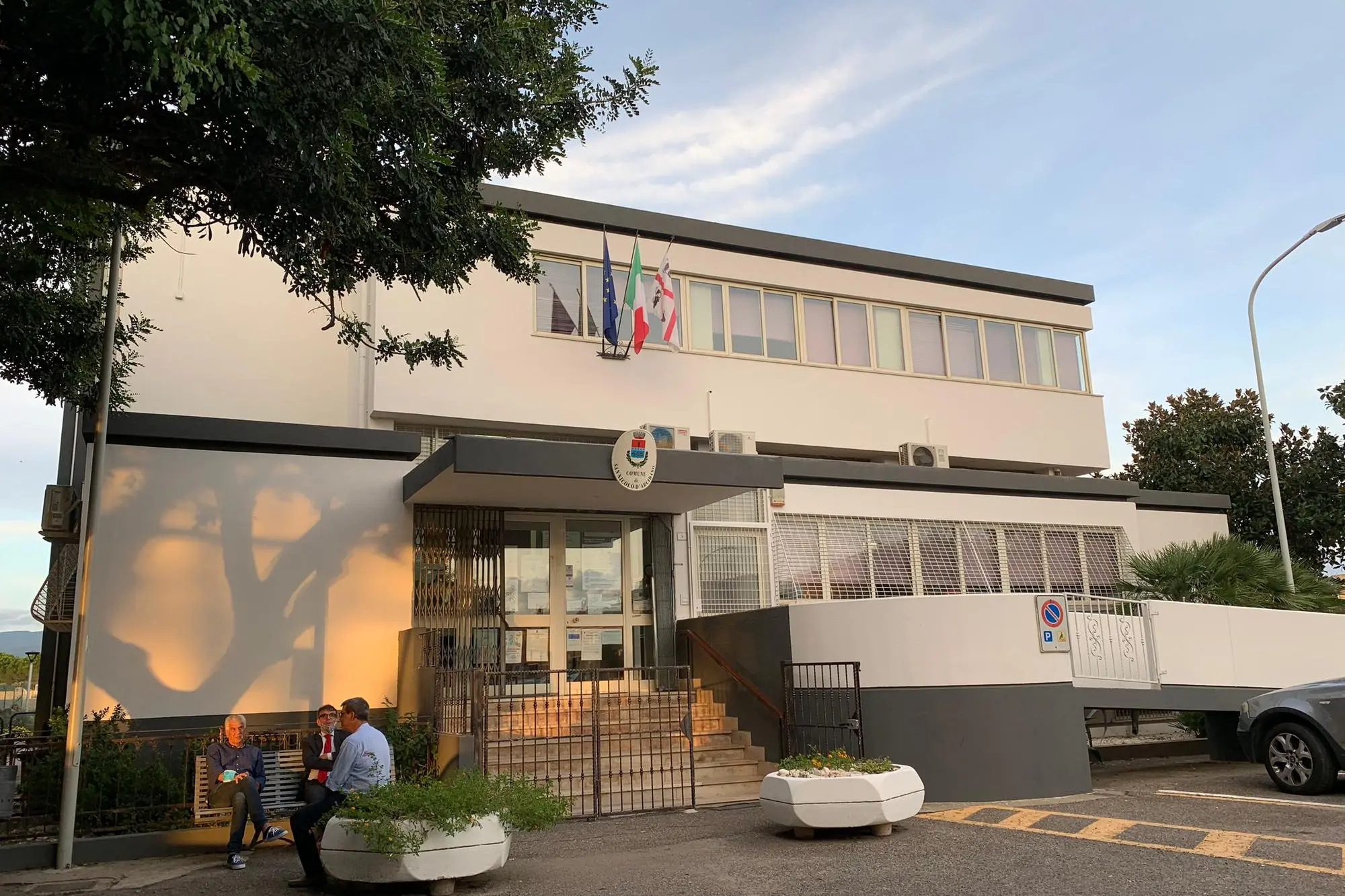 Il Comune di San Nicolò d'Arcidano (foto Sara Pinna)