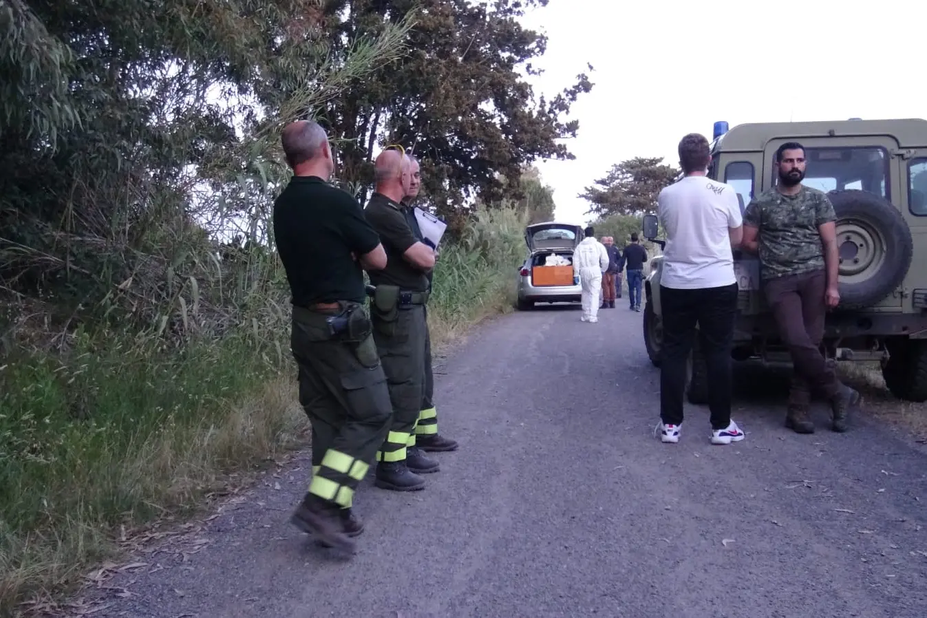 Le campagne dove è avvenuta la tragedia (L'Unione Sarda - Chergia)