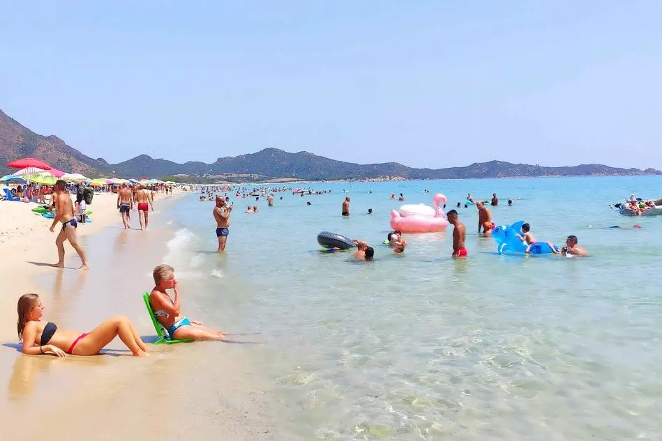 La zona di Piscina Rei (Costa Rei) a Muravera (foto L'Unione Sarda - Andrea Serreli)
