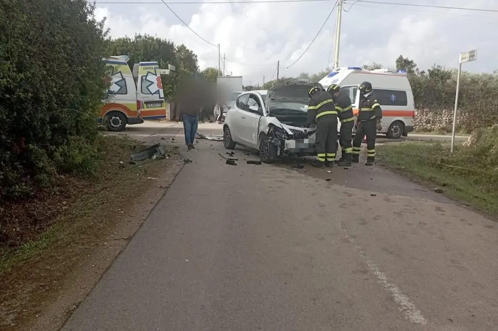 L'incidente (foto Floris)