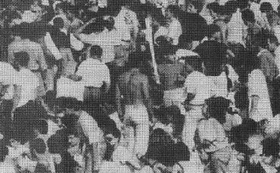 Persone sugli spalti