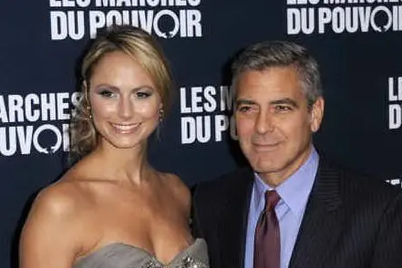 George Clooney e Stacy Keibler
