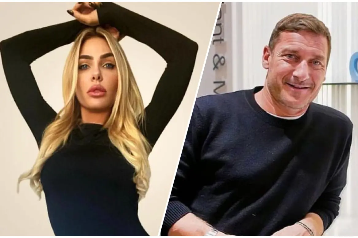 Ilary Blasi e Francesco Totti (foto Instagram)