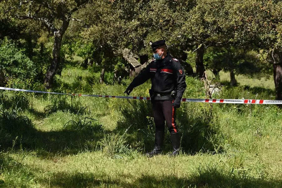 Il luogo dell'omicidio (Archivio L'Unione Sarda - Calvi)