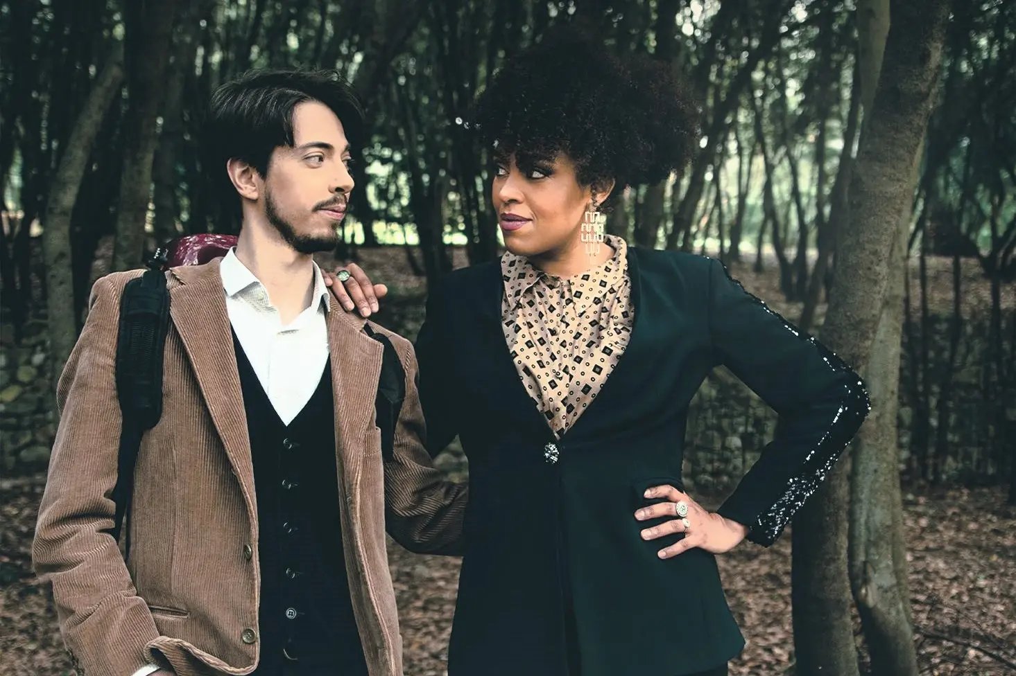 Marco Carta e Denise Gueye (foto ufficio stampa)