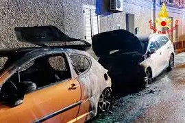 Uno degli attentati a Siniscola