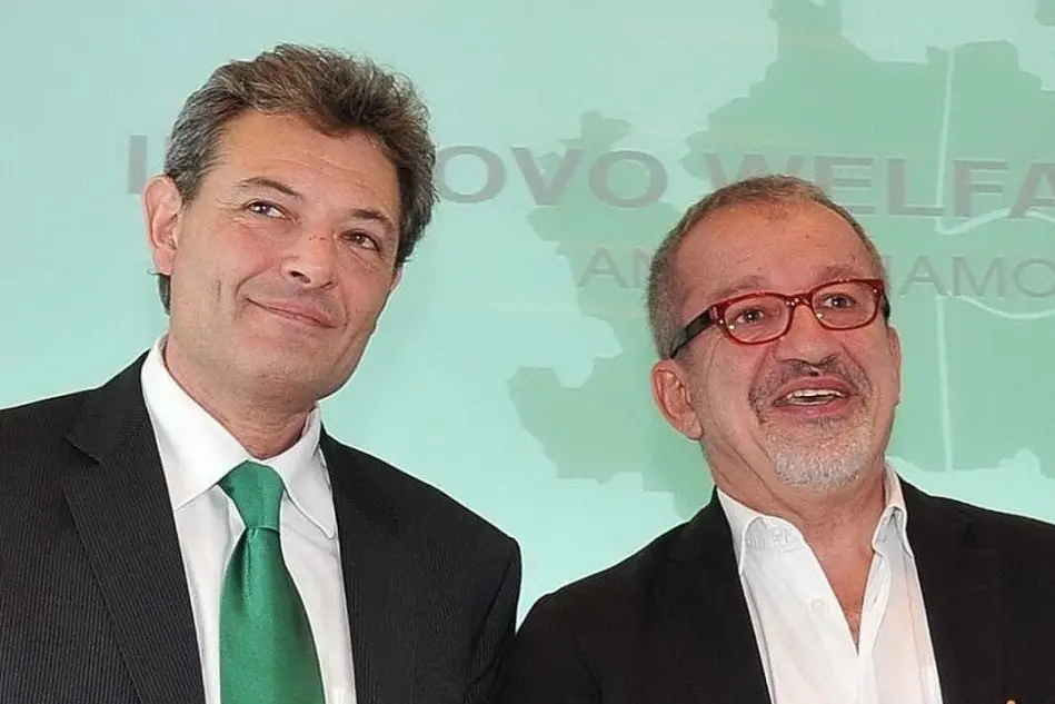 Fabio Rizzi con Roberto Maroni