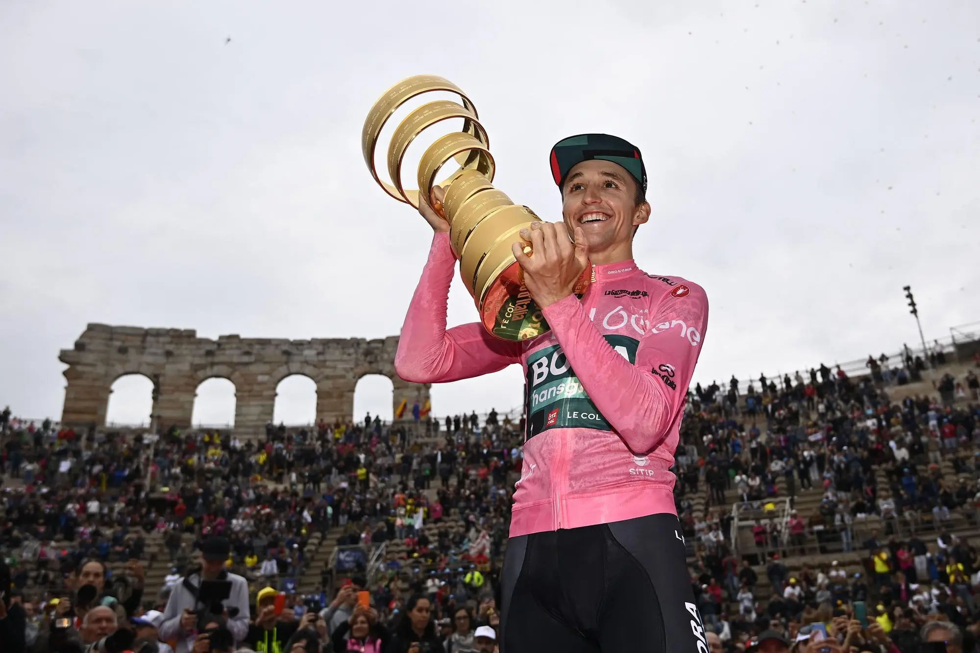 Jai Hindley, last winner of the Giro (Archive)