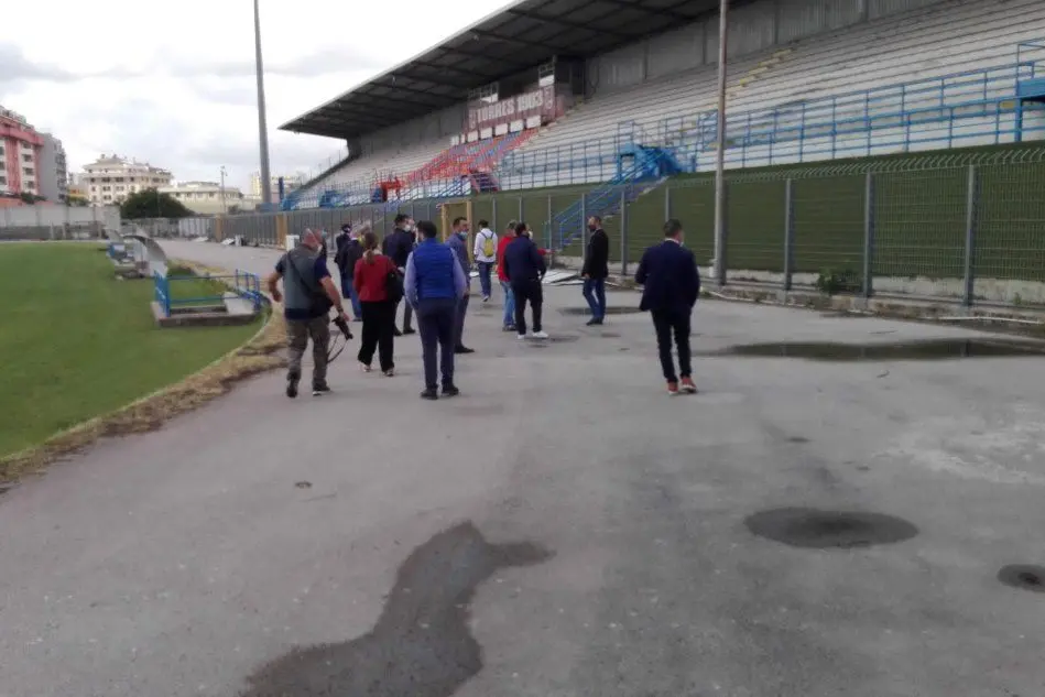 Un'immagine dello stadio Vanni Sanna (L'Unione Sarda - Marras)
