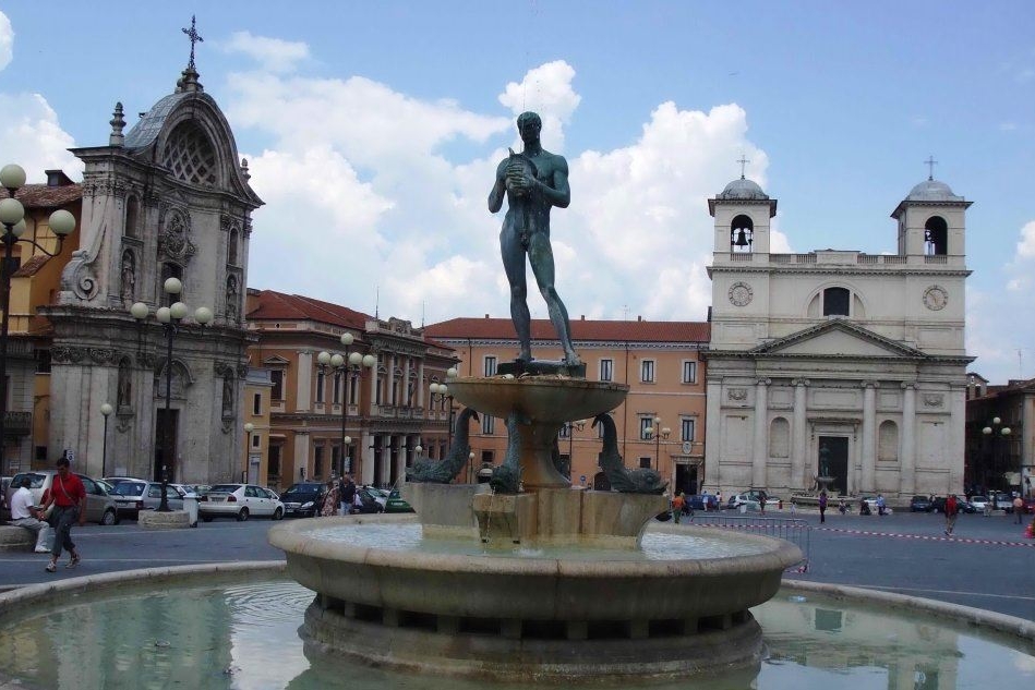 Piazza Duomo a L'Aquila