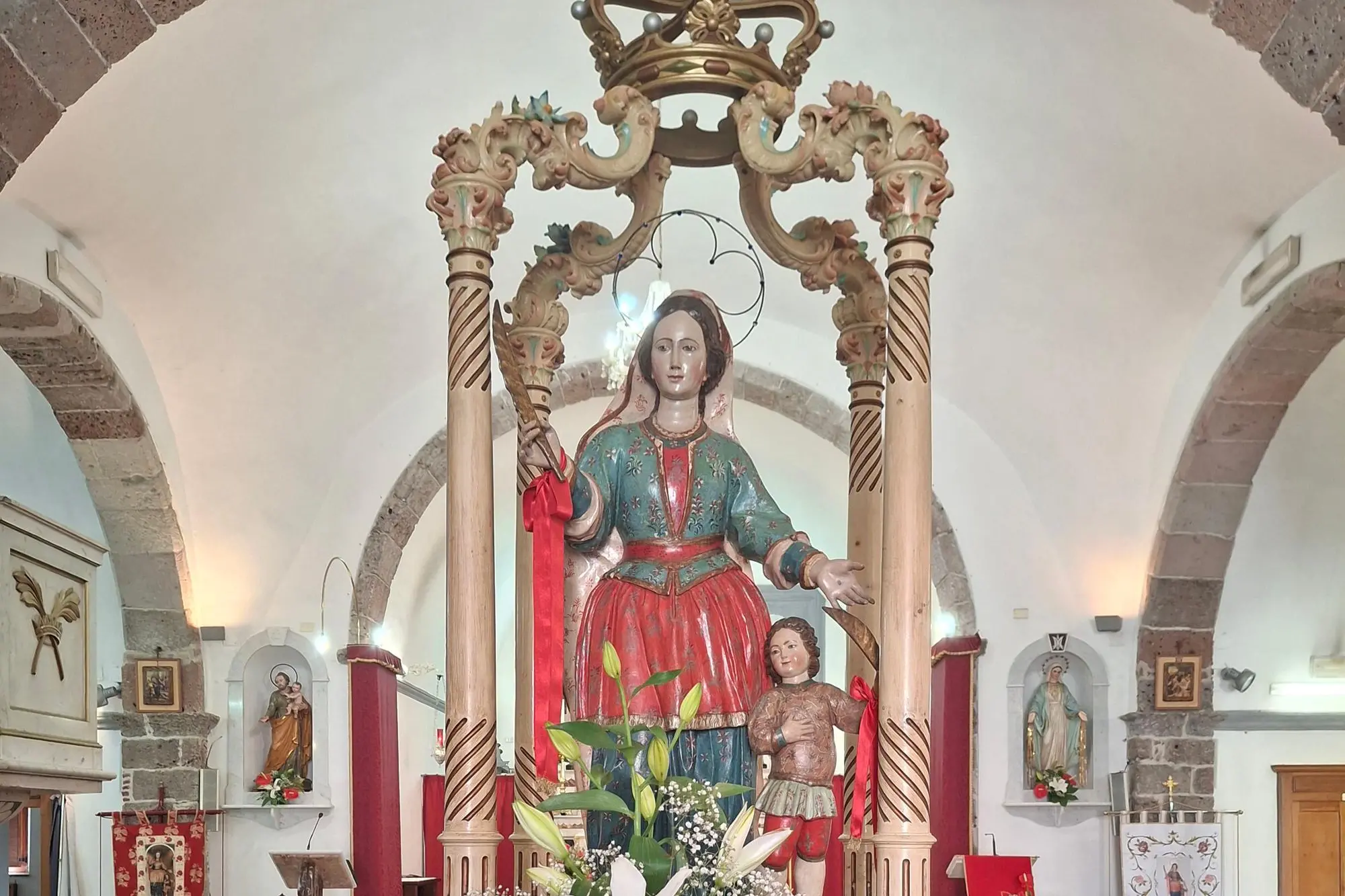 I santi Quirico e Giulitta (foto Corrias)