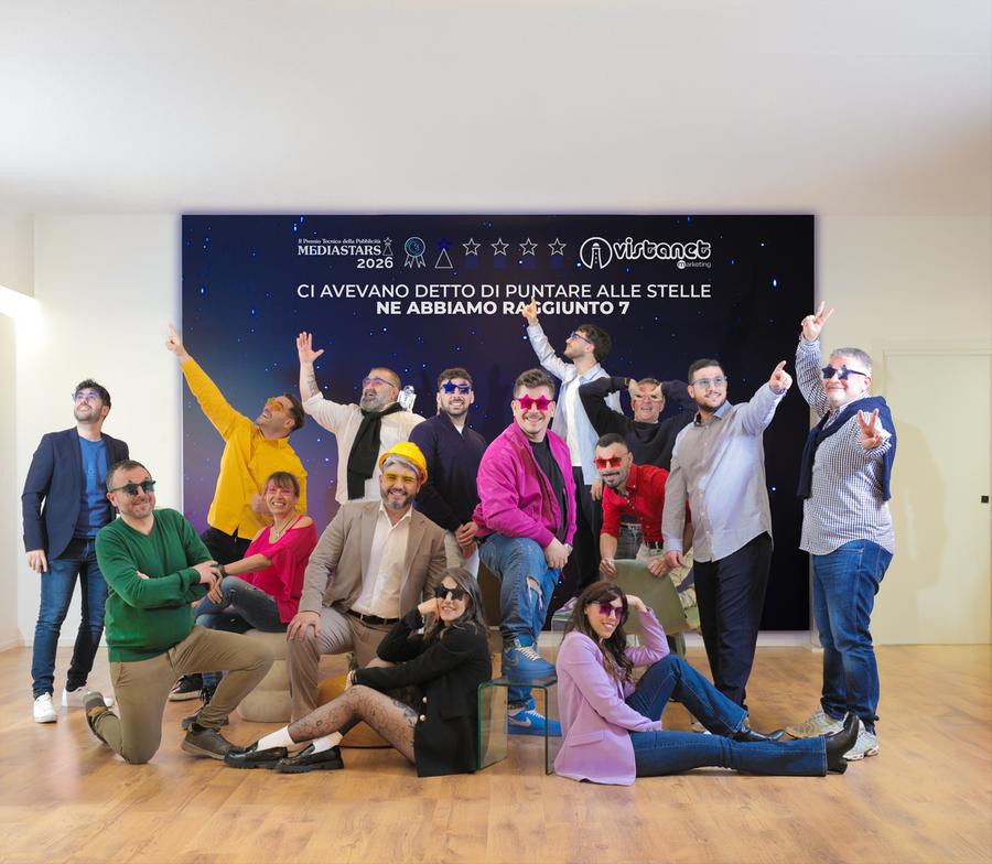 Eccellenza sarda ai Mediastars 2026: Vistanet Marketing trionfa tra i giganti della pubblicità italiana